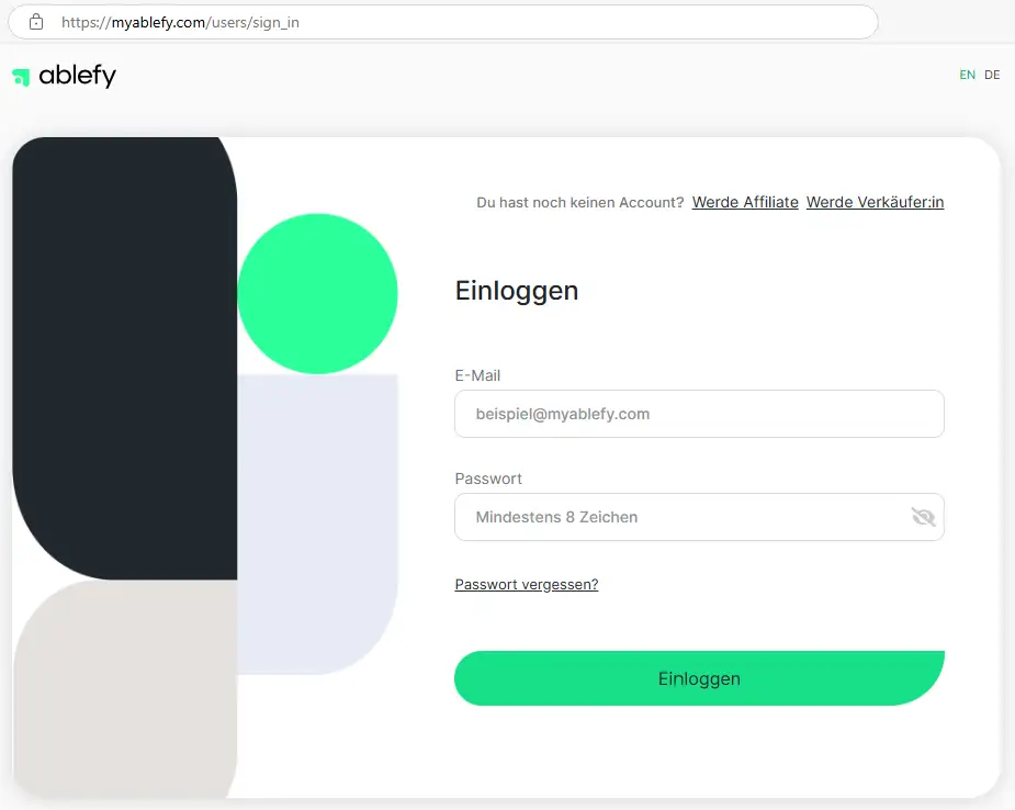 mvn ablefy login erfolgskurs
